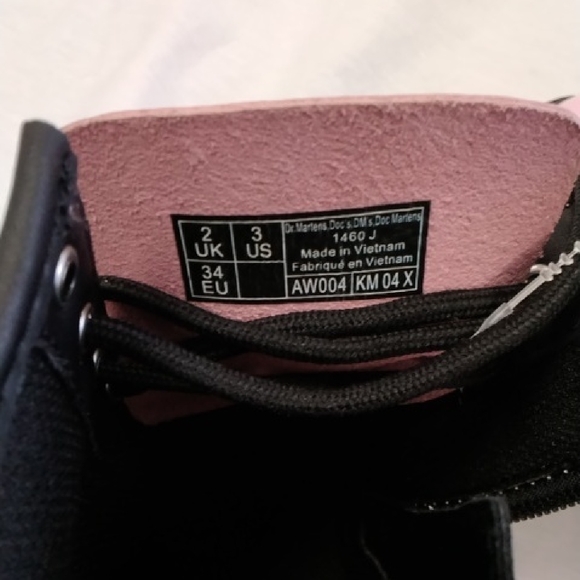 Dr. Martens Glossy Pink and Black Boots - Picture 7 of 10